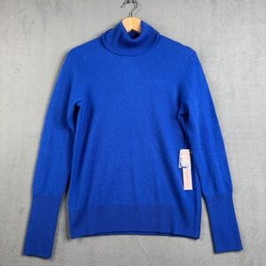 Classic Cowl Neck Sweater in Royal Blue